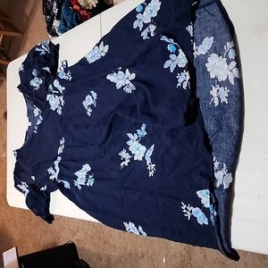 Time and Tru faux wrap dress.